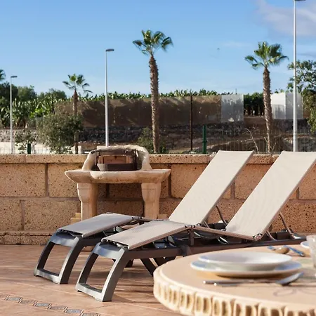 3 Bed With 3 En-Suite Bath Half Open Villa, Airco And Perfect Wifi Ferienhaus Costa Adeje (Tenerife)