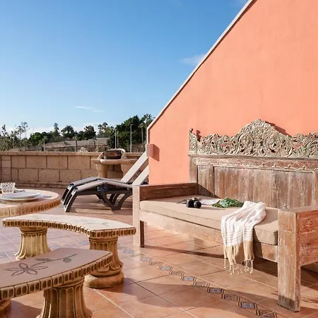 3 Bed With 3 En-Suite Bath Half Open Villa, Airco And Perfect Wifi * Costa Adeje (Tenerife)